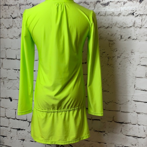 Athleta Lime Green Long Sleeve Small - Picture 4 of 8